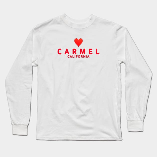 Carmel California Long Sleeve T-Shirt by SeattleDesignCompany